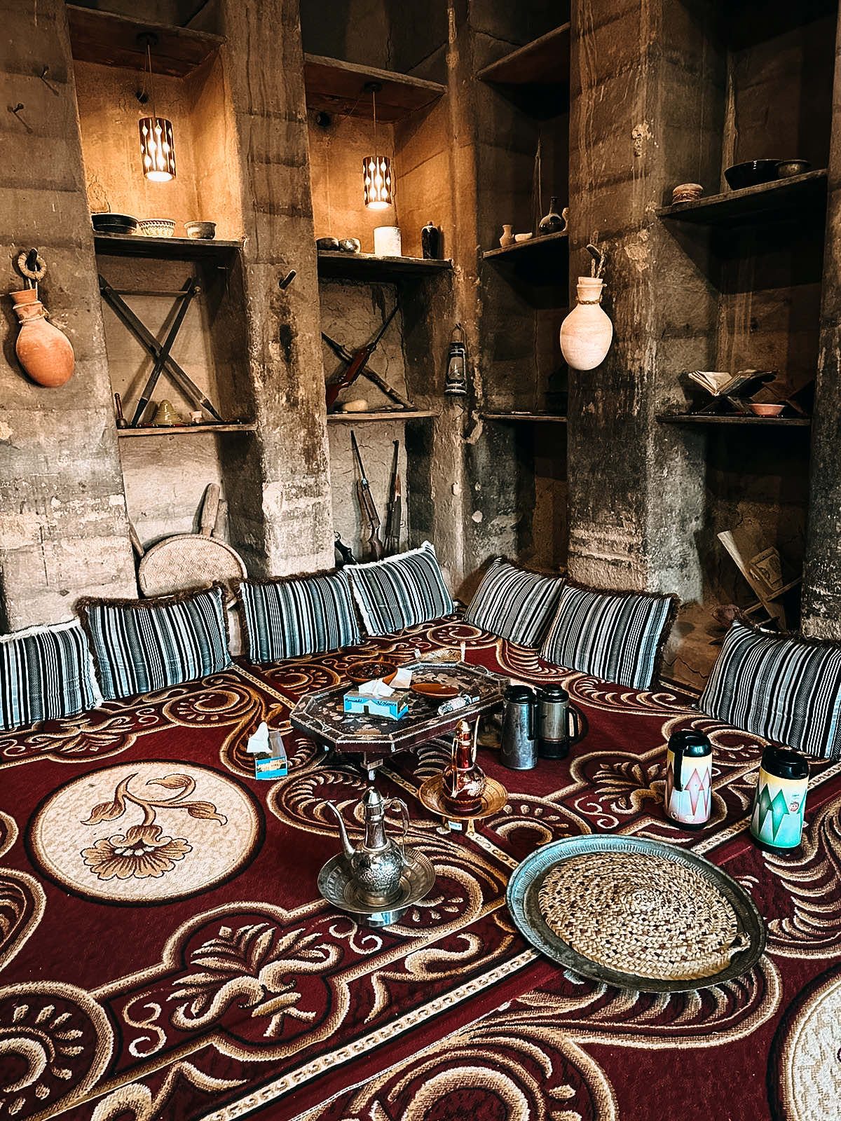 Een traditionele majlis: gastvrijheid is in Oman een erezaak